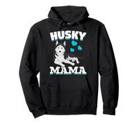 Husky Día De La Madre Husky Mama Dueña del Perro Siberiano Sudadera con Capucha