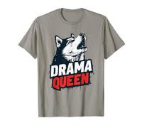 Husky Drama Queen - Divertido diseño de Retrato de Perros Camiseta
