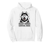 Husky Dueño Modo de Supervivencia Amante de Perros Sudadera con Capucha