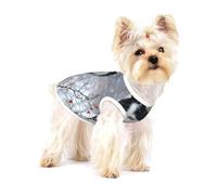 Husky en Invierno,Camiseta de algodón sin Mangas para Mascotas, Chaleco Transpirable, Suave y elástico para Cachorros,S