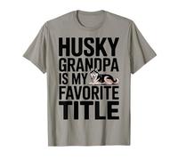 Husky Grandpa Es Mi Título Favorito Amante De Perros Camiseta