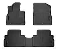 Husky Liners 95691 - Tapetes para Piso Delantero y Segundo Asiento Kia Telluride Weatherbeater 2020
