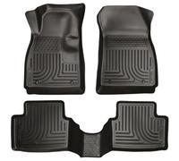 Husky Liners - 99101 se Adapta a Chevrolet Impala Weatherbeater 2014-20 tapetes para Piso Delantero y Segundo Asiento, Color Negro