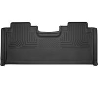 Husky Liners - Alfombrillas X-act Contour | Compatible con Ford F-150 2015-2024, Ford F-250/F-350 2017-2024, Ford F-450 SD SuperCab 2017 | 2ª fila, 1 unidad. | Negro - 53451