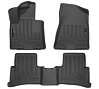 Husky Liners Compatible con Kia Sportage Weatherbeater 2017-20 tapetes para Piso Delantero y Segundo Asiento, Color Negro