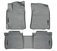 Husky Liners Custom Fit Frontal y Segundo Asiento Maletero para Suelo para Seleccione Toyota Camry Modelos (Gris) por Husky Liners