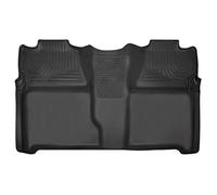 Husky Liners Weatherbeater | Compatible con Chevrolet Silverado 1500, 2500, 3500, 2007 GMC Sierra 1500, 2500, 3500 2007 | Segunda Fila Liner, Negro | 19201