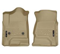 Husky Liners Weatherbeater Tapetes para Piso | Se Adapta a Varios Chevrolet Silverado, GMC Sierra, Cadillac Escalade y ESV, Yukon y XL, Suburban, Tahoe (Ver descripción) | Fila Delantera, 2 Piezas