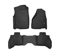Husky Liners X-Act Contour Series - Revestimiento para Piso de Asiento Delantero y Segundo - Negro | 53628 | Compatible con Dodge Ram 1500 Quad Cab 2010-2018, Dodge Ram 1500 Classic Quad Cab