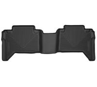 Husky Liners X-Act Contour Series - Revestimiento para Piso de Segundo Asiento, Color Negro, 53801, Compatible con Toyota Tacoma Double Cab 2005-2022, 1 Unidad