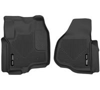 Husky Liners X-Act Contour Series - Revestimiento para Piso Delantero, Color Negro, 53321, Compatible con Ford F-250/F-350/F-450 Super Duty SuperCab/Crew Cab 2012-2016, 2 Unidades