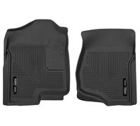 Husky Liners X-Act Contour Series | Revestimientos para Piso Delantero - Negro | 52741 | Compatible con Chevrolet Silverado/GMC Sierra 1500 2014-2018, Chevrolet Silverado/GMC Sierra 2500/3500 HD 2015