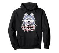 Husky Mamá Lindo Perro Amante Madre Sudadera con Capucha