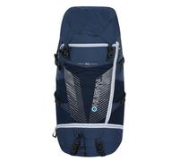 Husky Mochila de 40 l, ligera, resistente e impermeable, con mucho espacio de almacenamiento, sistema de confort y funda para lluvia para senderismo, senderismo y viajes, azul marino, 40 cm