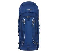 Husky Mochila de expedición de 70 l, ultraligera y resistente, con sistema de espalda ajustable, mucho espacio de almacenamiento y funda para lluvia para aventuras y viajes, azul, 70L