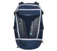 Husky Mochila de senderismo de 30 l, ultraligera, robusta y resistente al agua, con sistema de espalda ventilada, funda para la lluvia y sistema de bolsillos versátil, azul marino, 30L