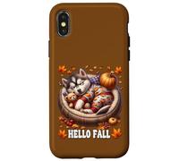 Husky Owner Must Haves Hello Fall Decor For Husky Lover Carcasa para iPhone X/XS
