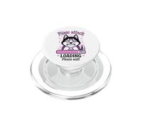 Husky Perro Divertido Ataque Pánico Loading Kawaii PopSockets PopGrip para MagSafe