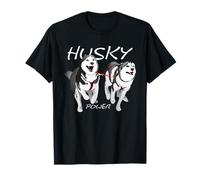 Husky Siberian Perro Dog Husky Power Camiseta