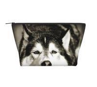 Husky Siberiano, Bolsa de artículos de tocador Bolsa de Maquillaje Bolsa de cosméticos Bolsa de artículos de tocador de Viaje portátil
