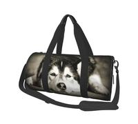 Husky Siberiano, Bolsa de Viaje de Gran Capacidad, Bolso Redondo, Bolsa de Viaje Deportiva, Bolsa de Mano, Bolsa de Fitness