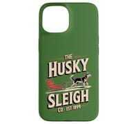 Husky Sleigh Co - Huskies siberianos clásicos - Vintage Carcasa para iPhone 15