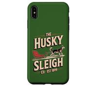 Husky Sleigh Co - Huskies siberianos clásicos - Vintage Carcasa para iPhone XS MAX