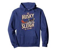 Husky Sleigh Co - Huskies siberianos clásicos - Vintage Sudadera con Capucha
