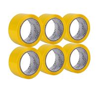 HUSL Cinta Adhesiva Color, Precinto Colores, 80m Colores Conjunto de Cintas para Artes, Manualidades, Pintura, Modelado, Recambio, Etiquetado o Codificación, Cinta de Conducto de colores (Amarillo)