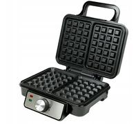 Huslog Gofrera, 1200W, Gofrera Duo, Recubrimiento Antiadherente, Gofres, Control De Temperatura