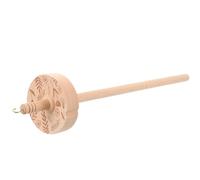 Huso de Hilo de Madera para Tejer, Coser y Principiantes | Madera Khaki, Superficie Lisa sin Rebabas, Fácil de Guardar y Llevar, para Hilo y Bobinas