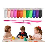 Husoiuy Arcilla Que Se Seca Al Aire Para Niños,Plastilina Multicolor Para Escultura Infantil - Masa No Pegajosa Segura Para Manualidades Juguetes Creativos Para Niñas, Niños, Adultos, Escuela Y Hogar
