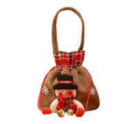 Husoiuy Bolsas De Navidad Para Dulces - Bolsas De Golosinas Con Cordón Navideñas - Sobres De Regalo Para Aperitivos De Calcetín Navideño,Para Rellenar Calcetines Adultos Fiestas De Aula Tentempiés