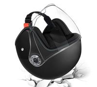 Husoiuy Casco de Moto Ligero | Casco Abierto de Motocicleta | Equipo de protección Transpirable con Visera para Hombre y Mujer | Desplazamiento al Aire Libre Aventura Scooter Moto Deportiva
