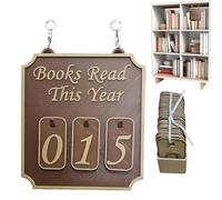 Husoiuy Estantería colgante | Estante colgante personalizado con letrero | Moderna estantería de madera para decoraciones de biblioteca y decoraciones de pared en el aula