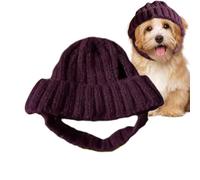 Husoiuy Gorro de Punto para Perros | Para La Cabeza Antiviento Y Cálida De Animales | Gorro De Punto Para Mascotas En Invierno - Para Razas Pequeñas Y Medianas Halloween Acción De Gracias Fotografía Y