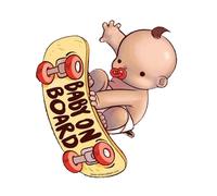 Husoiuy Pegatinas Coche Para Ventana,Diseño De Patinete Infantil En PVC Para Automotriz | Adhesivos Resistentes A Arañazos Para Sedán Motocicletas Autocaravana