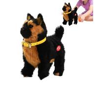 Husoiuy Perro Robot - Perro Robot Realista Juguete Canino - Juguetes Educativos para Niños Adultos Aula Hogar Jardín Dormitorio Interior Cumpleaños,Interior