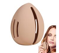 Husoiuy Soporte de maquillaje | Estuche de maquillaje | Mezclador de belleza reutilizable | Almacenamiento Silicona Maquillaje Esponja Holder - Estuche de viaje Soporte de esponja para viajes