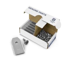 Husqvarna 577606505 - Cuchillo de carbono extra fuerte (45 unidades) | Cuchillas de repuesto originales para todos los Automower