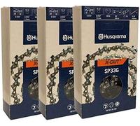 Husqvarna 581643680 - Juego de 3 Cadenas de Motosierra OEM SP33G X-Cut .325 .050 80DL DE 50,8 cm
