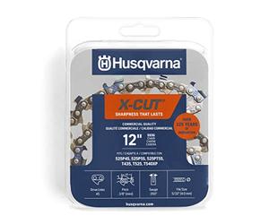 Husqvarna X-Cut S93G 597469545 - Cadena de motosierra (30,5 cm, 050 GA, 45 eslabones de transmisión, color gris