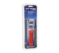 Husqvarna X-Cut SP33G Chainsaw File Kit for .325-Inch Pixel Chainsaw Chains, Sharpening Kit Includes Handle, Combination Guide, Flat and Round Files