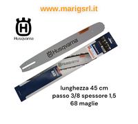 HUSQVARNA X FORCE barra de motosierra 45 cm 3/8 espesor 1,5 68 mallas