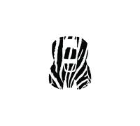 Husqvarna Zenoah Robot - Kit de calcomanías para cortacésped ZEBRA Zebra Automower 305 Dress Up Sticker 5992294901 Blanco Negro