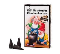 HUSS - Conos de incienso para ahumador de incienso alemán, color café, ecológico, hecho a mano en Alemania