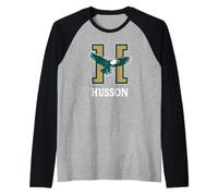 Husson University Eagles Athletics Logo Camiseta Manga Raglan