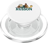 Husson University Eagles Baldwin Eagle Mascot PopSockets PopGrip para MagSafe