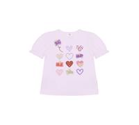 Hust & Claire Camiseta 'Alma' marrón rojizo / oro / lila pastel / lila oscuro, Talla 116