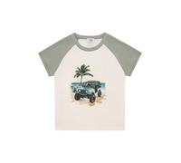 Hust & Claire Camiseta 'Anton Jeep' beige / camelo / aqua / verde claro 92 beige / camelo / aqua / verde claro